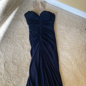 Long dark blue dress from Macy’s. Size 2